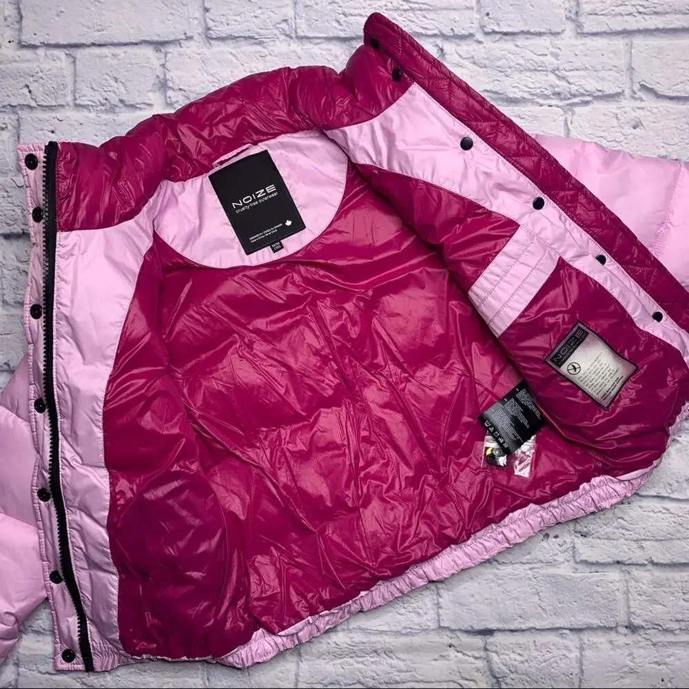 Noize Bianca Puffer Jacket In Lilac, Girls